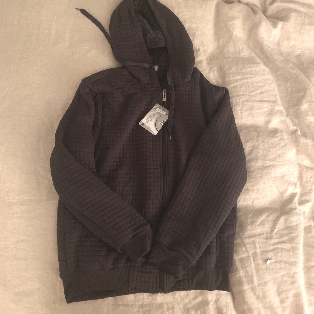 NEW Grey Zip Jacket